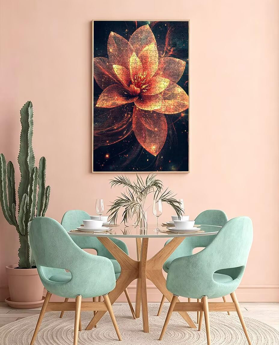 Puzzle 3000 Pièces, Rose Transparent Puzzle Adulte 3000, Impossible Classique Jigsaw, Jigsaws en Bois, Familial Puzzles Jeu de, pour Jeu Éducatif Défi Jouets, Décoration Murale Cadeau BXHZW5-265