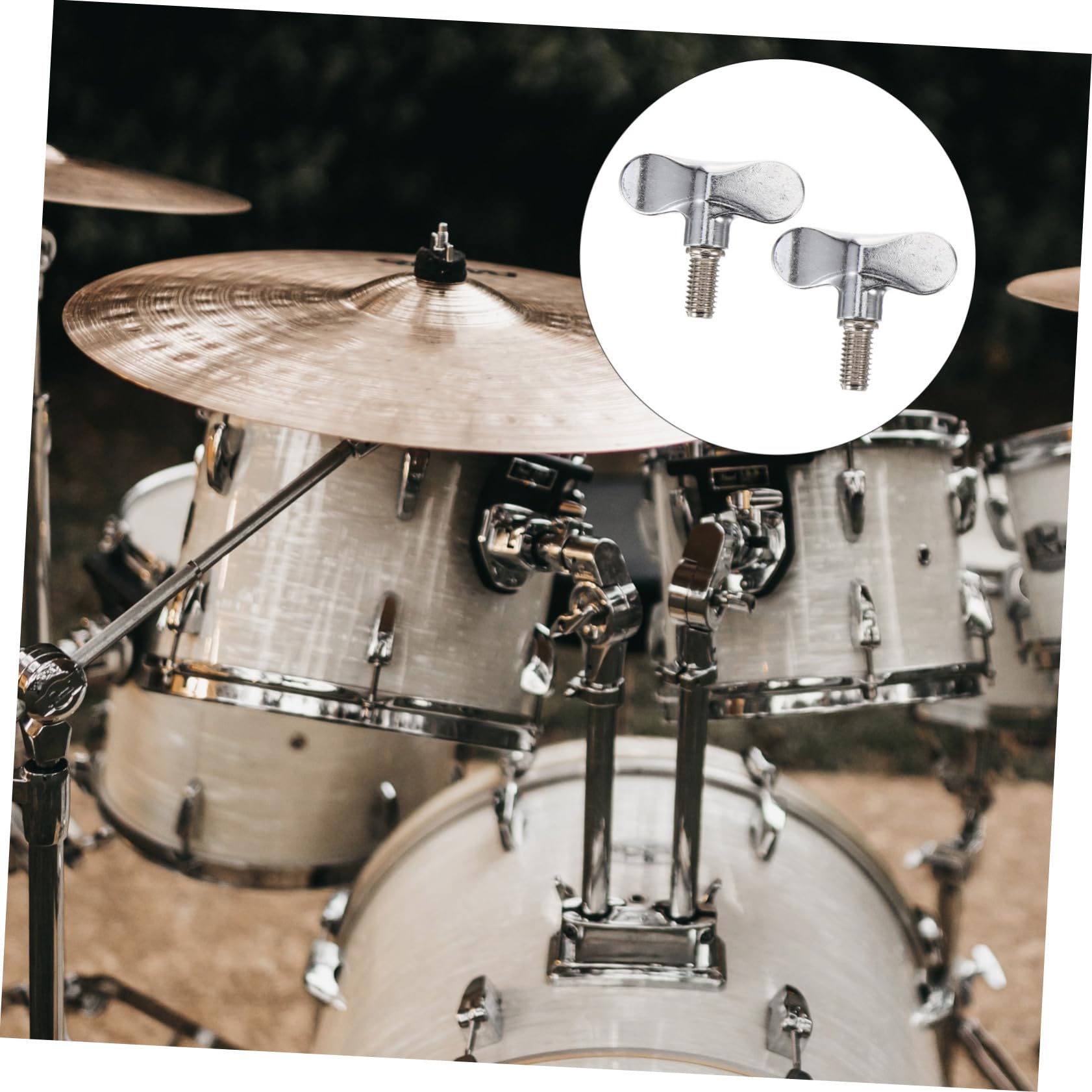 Levemolo Percussion Cymbal Nuts Drum Accessories Drum Wing Screw Professional Tool