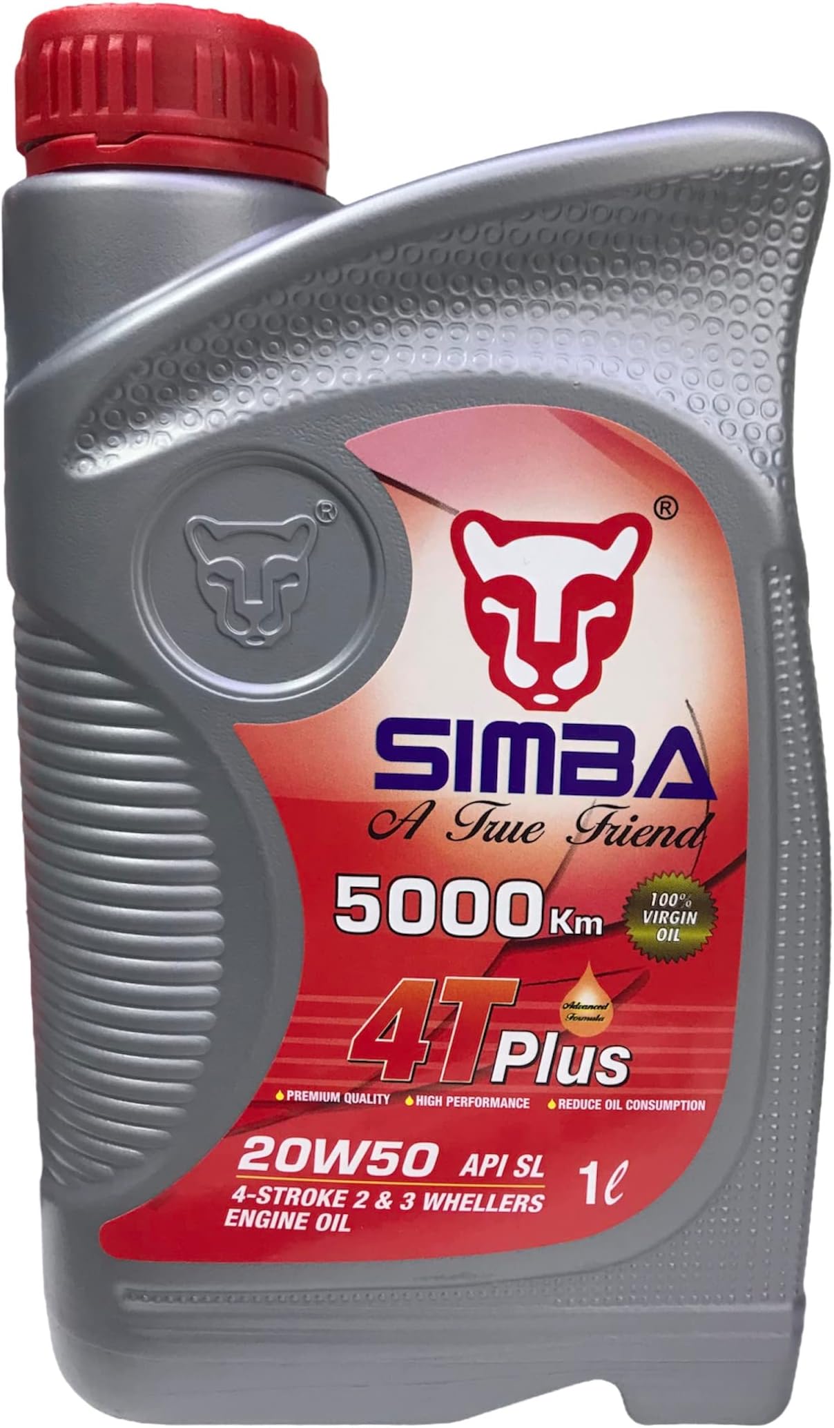 Simba 4 Stroke Engine Oil (Motorcycle/Motorbike) 5000 Kms (1)