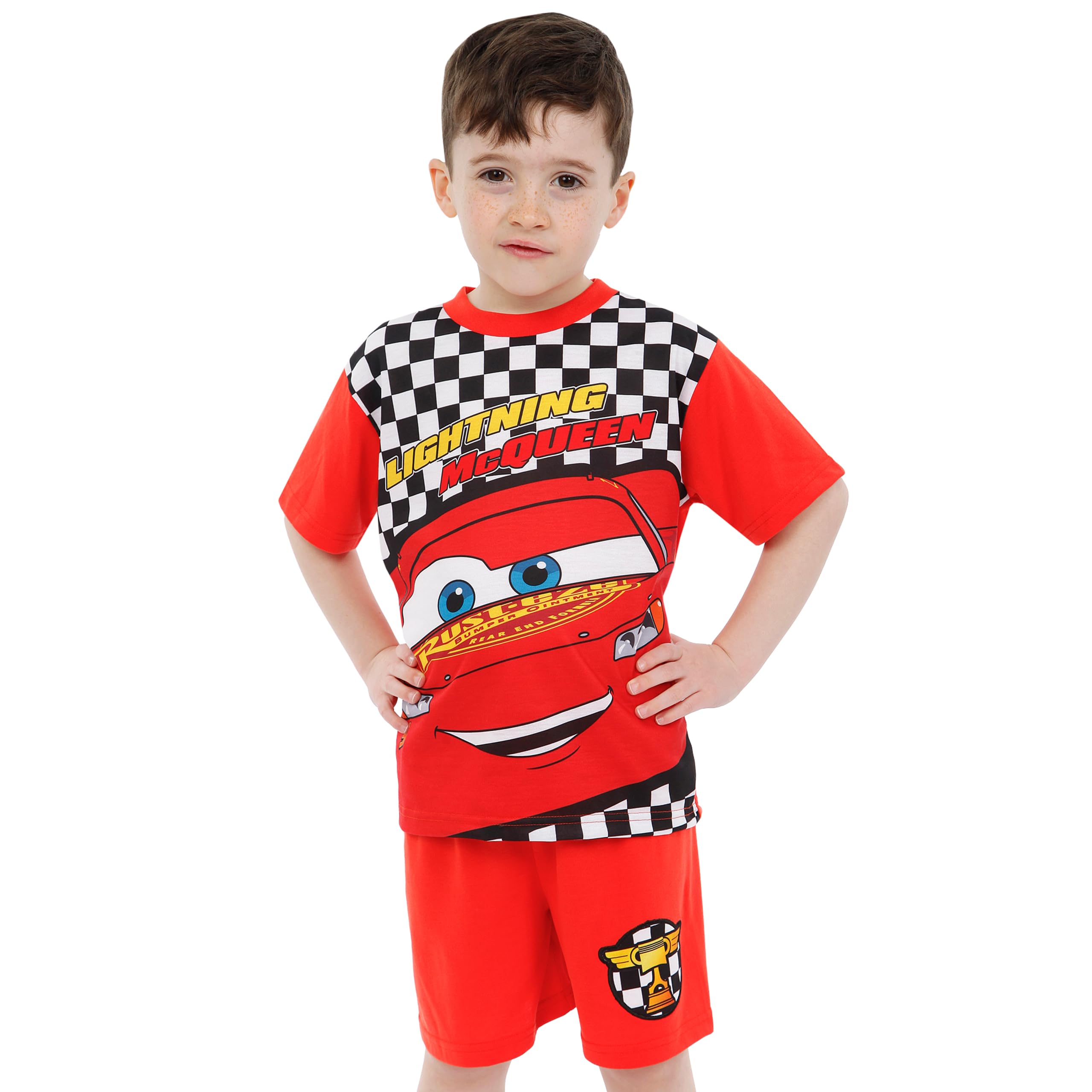 Disney Cars Pijama Niño Verano | Pijama Chico Rayo Mcqueen | Pijamas para Ninos