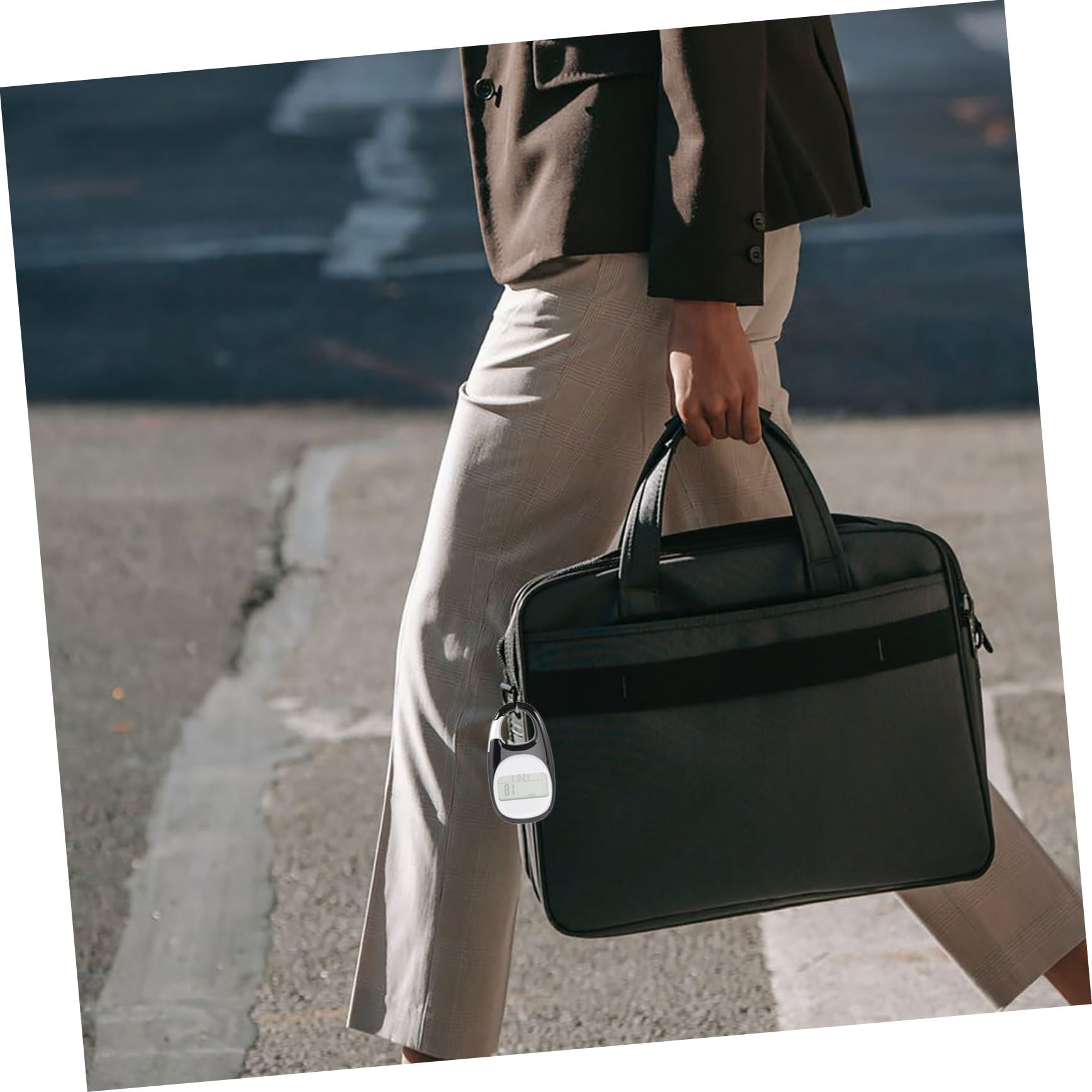 Kisangel Creative Pedometer Portable Walking Counter for Hiking Climbing Easy to Use with Long Battery Life Accurate Activity Measurement for