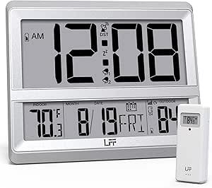 RASTKY Digital Auto Thermometeruhr - Innen/Außen Temperatur & Kompass