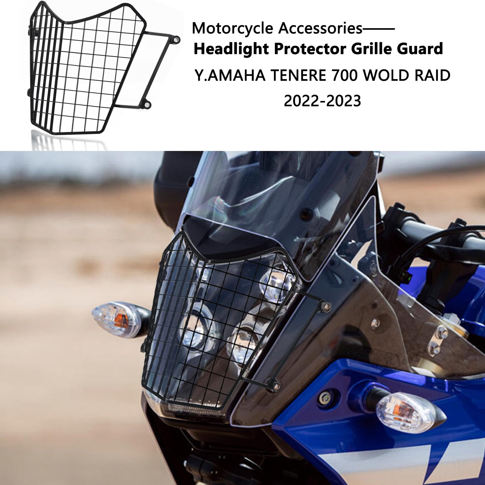 Garde-boue arrière GPK compatible avec Yamaha Tenere 700 2019-2023