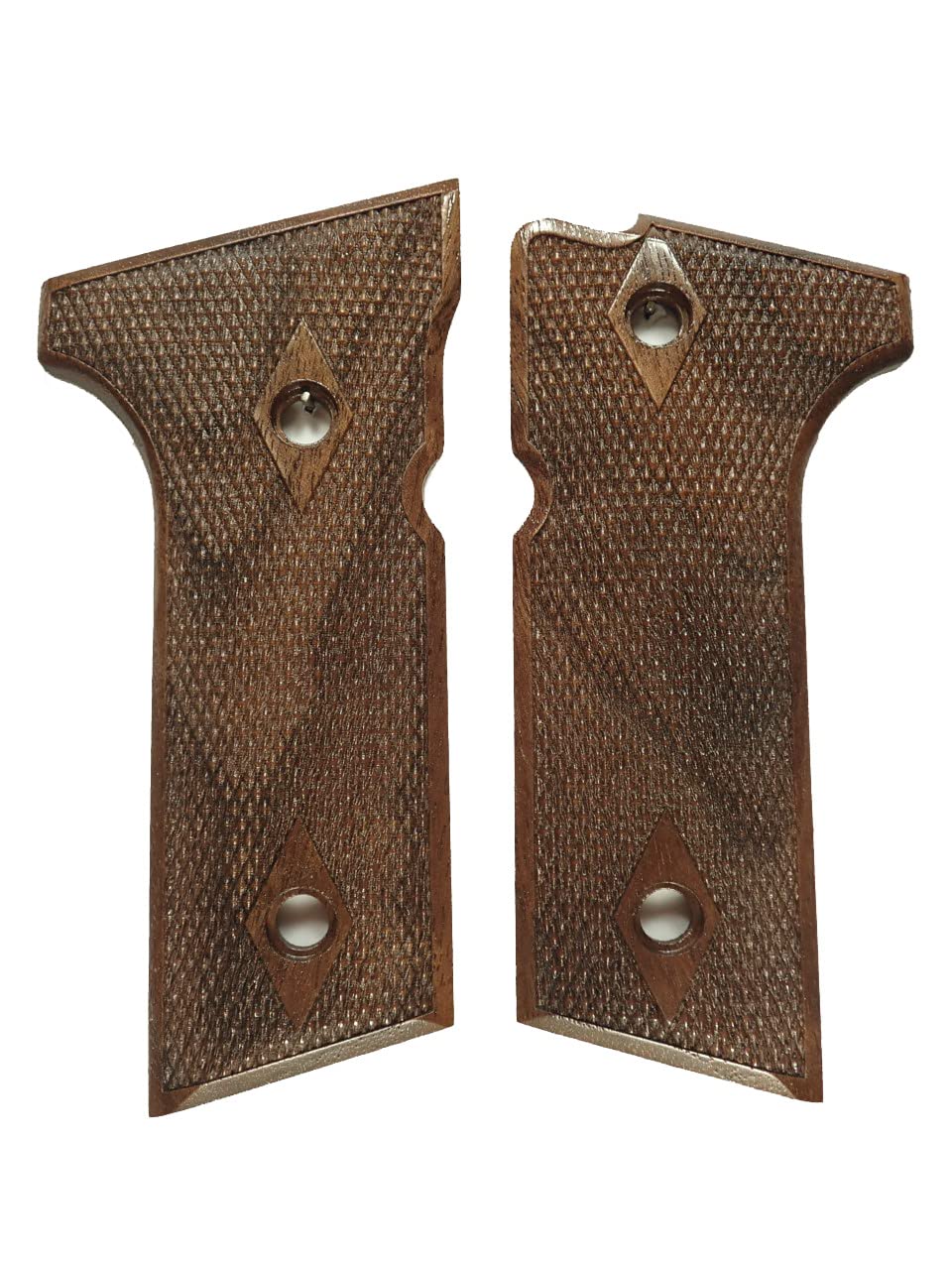 Amazon.com: Walnut Double Diamond Checkered Beretta 92x, Vertec