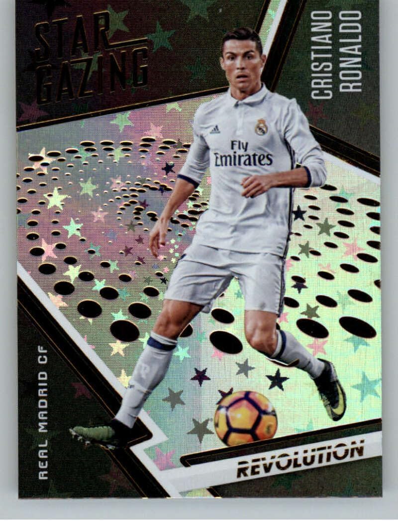 2017 Revolution StarGazing Astro Soccer #7 Cristiano Ronaldo Real Madrid CF Official FIFA Trading Card From The Panini Company