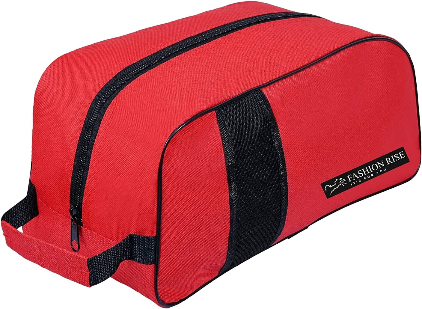Waterproof Sports Boot/Shoe/Travel Bag for Football Cricket Rugby Golf Toiletry Gym for Men/Women (Red) — image 1
