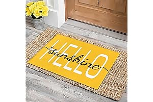 Hello Sunshine Door Mat: The Happy Rug Welcoming Your Home