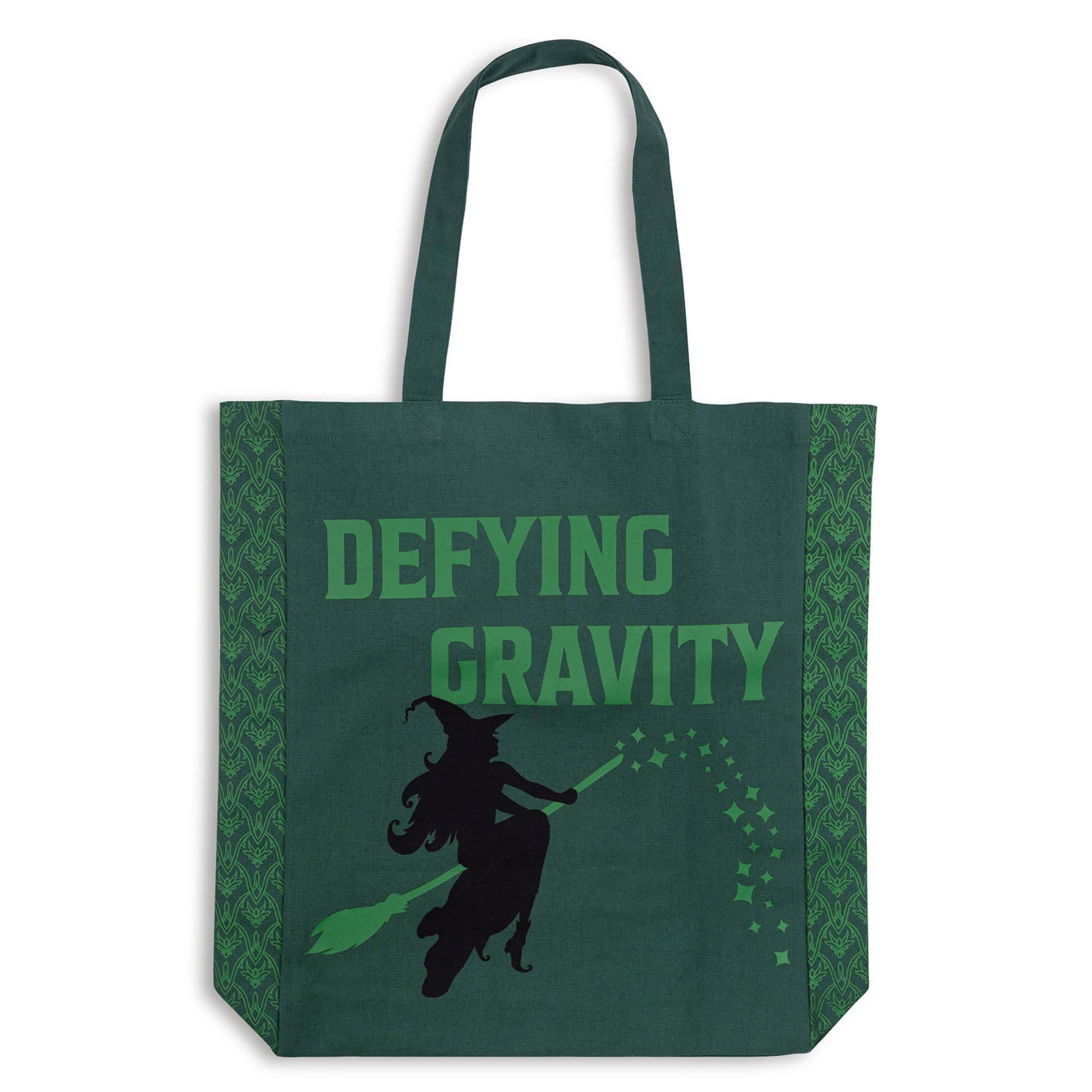 Steel Mill & Co Cute Canvas Tote Bag for Theater Lovers, Aesthetic Reusable/Foldable Bag for College/Work/Groceries, Defying Gravity