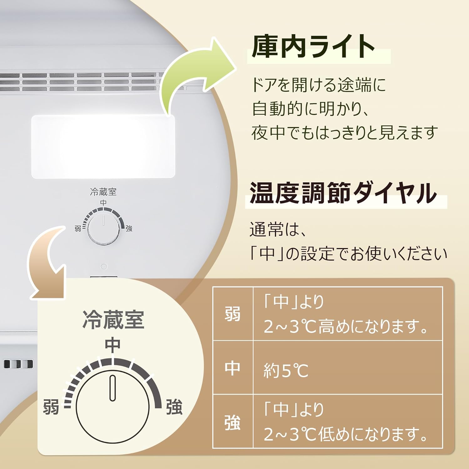 Refrigerator Temperature Control Dial