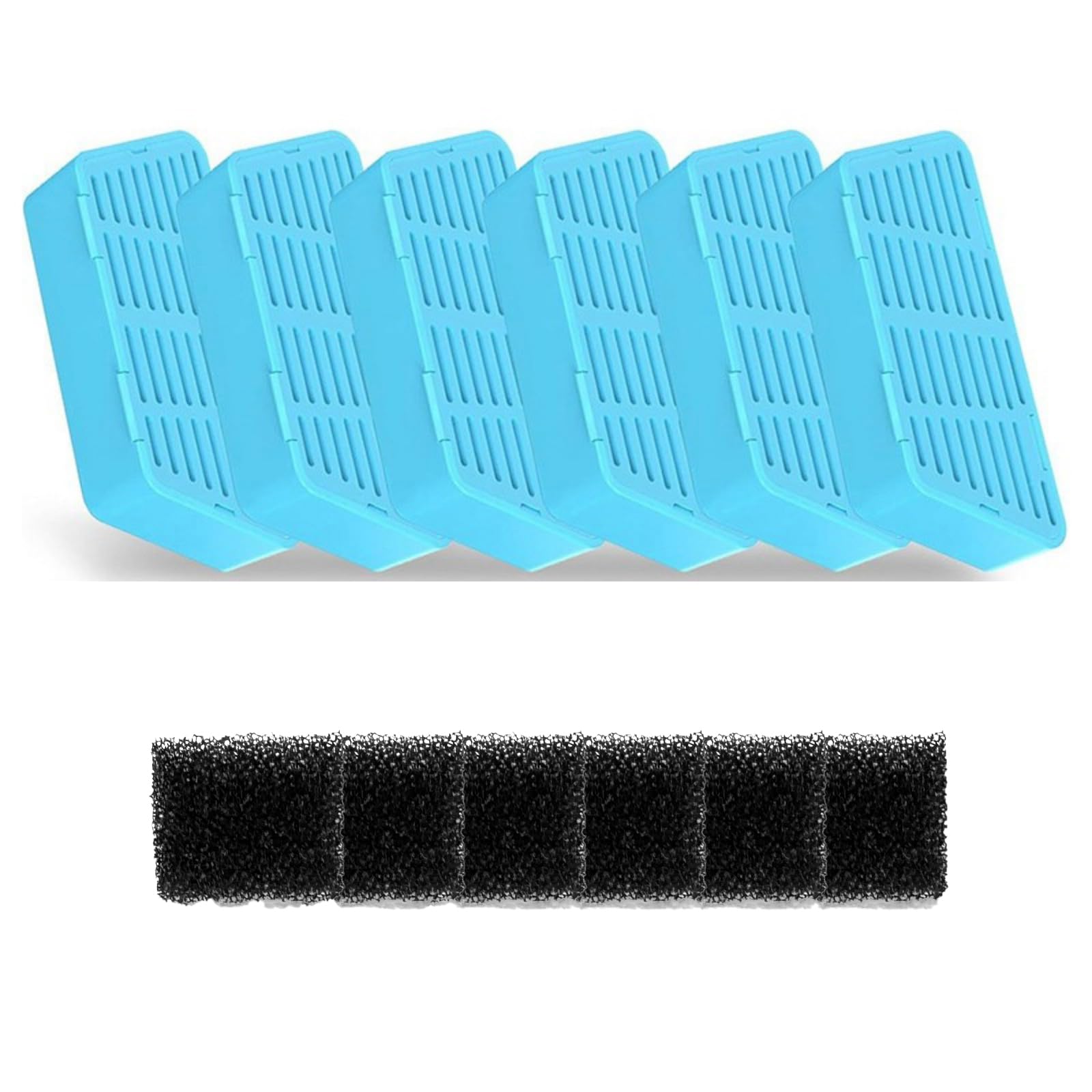 JTQYFI Replacement and Sponges for Automatic Cats Water Fountain Battery Operated Pet Water Dispensers Accessories Cats and Small Dog Filter