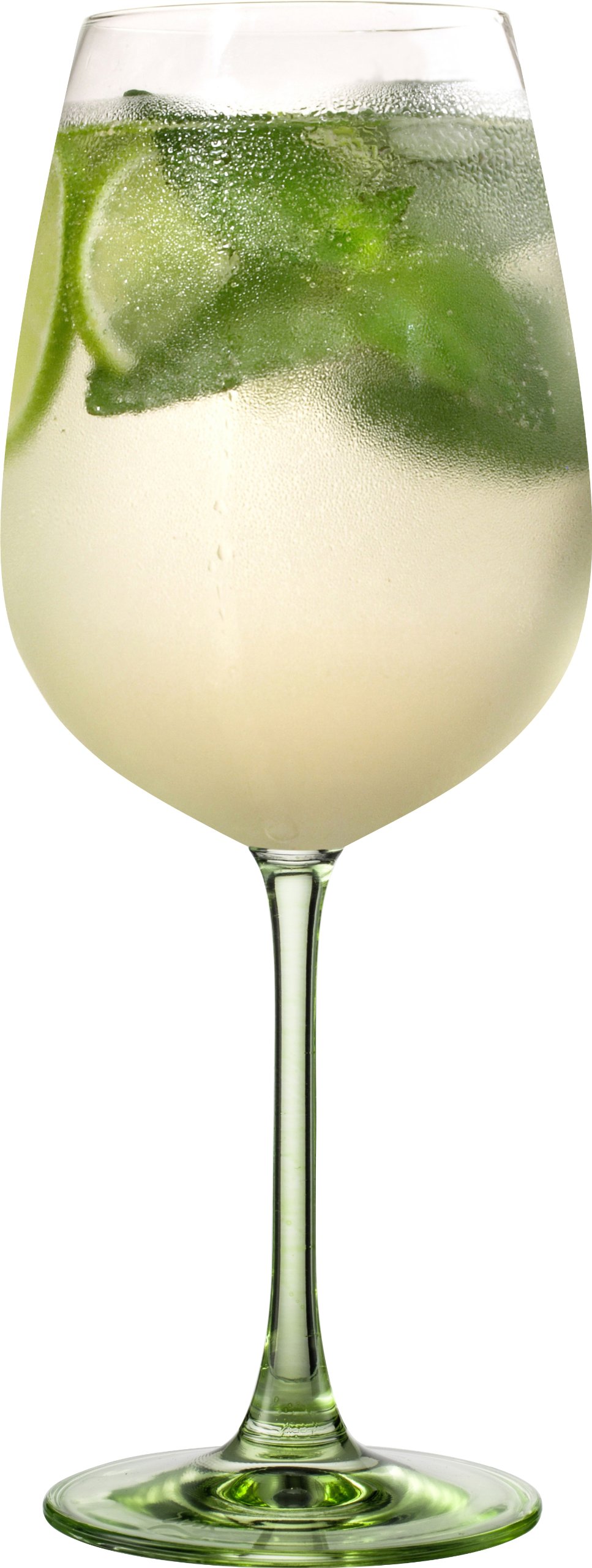 Eisch Glas Hugo im 2er Set mit grünem Fuß im Geschenkkarton