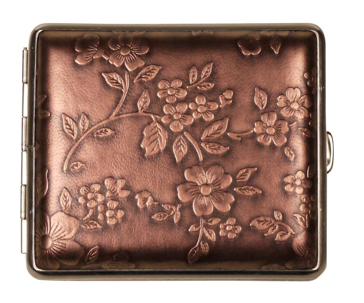 Amazon.com: v.H. Cigarette Case Faux Leather Bronze Flowers Since 1912 Made  in Germany, bronze, 85 mm : Clothing, Shoes & Jewelry