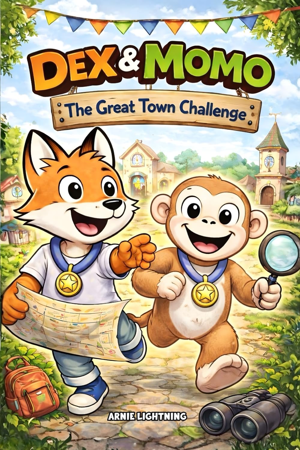 Dex & Momo: The Great Town Challenge: 8 Laugh-Out-Loud Stories About Teamwork, Kindness, and Fun