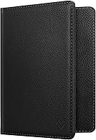 Vista 87 de FINTIE Soporte para pasaporte, cartera de viaje delgada con bloqueo RFID, funda protectora para pasaporte, esencial con ranuras para tarjetas