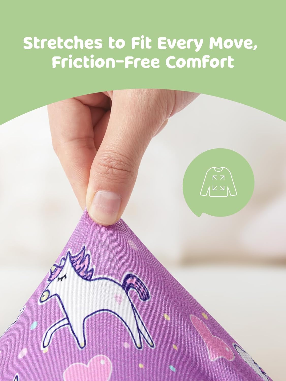 PATPAT Bamboo Viscose Pajama Sets for Toddler Boys & Girls Baby Kids, Ultra-soft Snug fit Pjs Sleepers for Birthday Holiday - Image 5