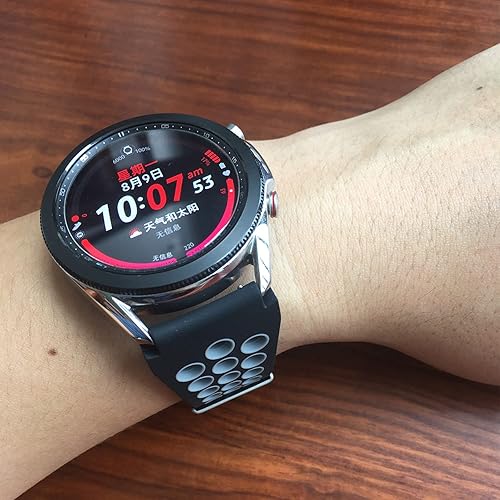 Miniatura 2 de SANXIULY Compatible con Galaxy Watch 3 de 1.77 y 1.81 pulgadas, se adapta a las lengüetas de reloj de 0.86 pulgadas para reloj deportivo de