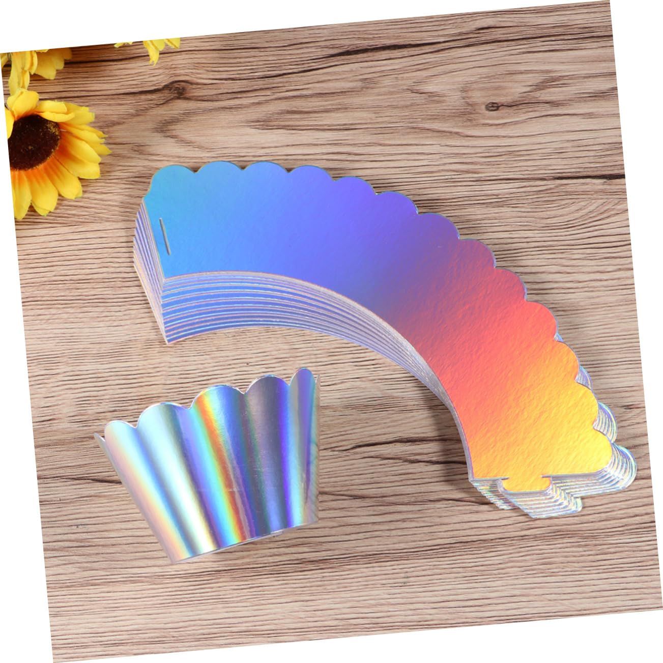 36piezas Moldes y Envoltorios De para Cupcakes Decoración para Bodas y Cumpleaños