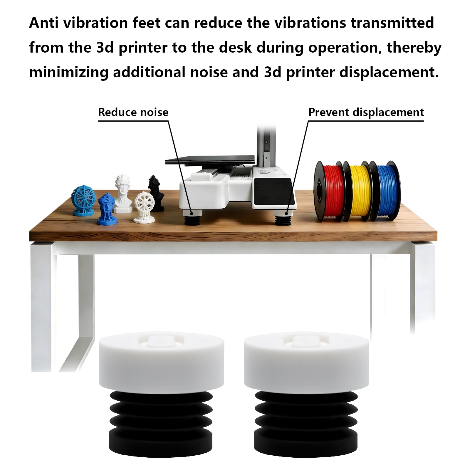 a1 mini anti vibration Amazon.com: 4PCS Anti Vibration Feet for Bambu Lab A1 Mini Series, 3D  Printer Accessories Upgrade Silicone Rubber Anti Vibration Feet for A1 Mini  : Industrial & Scientific main image 0