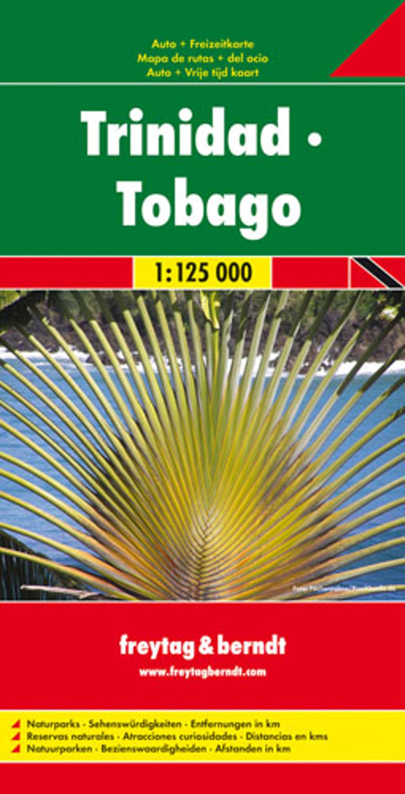 Trinidad and Tobago: Toeristische wegenkaart 1:125 000