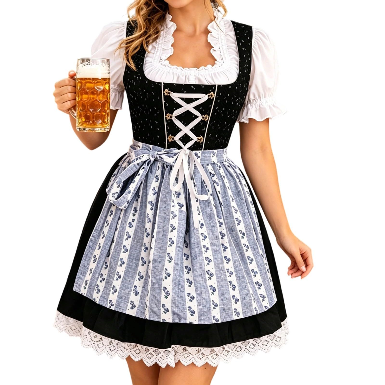 Dirndl Für Damen Diendl Kaufen Midi Schürze Spitze Trachten Outfit Lang Samt Drindl Dirndlkleid Dir Dl Grosse Grössen Oktoberfest Langes Mini Komplettset Trachtenkleid Modern