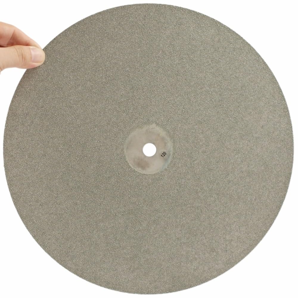 14" cale 350mm Ziarnistość 80-1000 Diamentowe tarcze szlifierskie Powlekane płaskie tarcze do obróbki kamienia Narzędzia jubilerskie do kamienia, szkła i kamieni szlachetnych(1000 Very Fine)