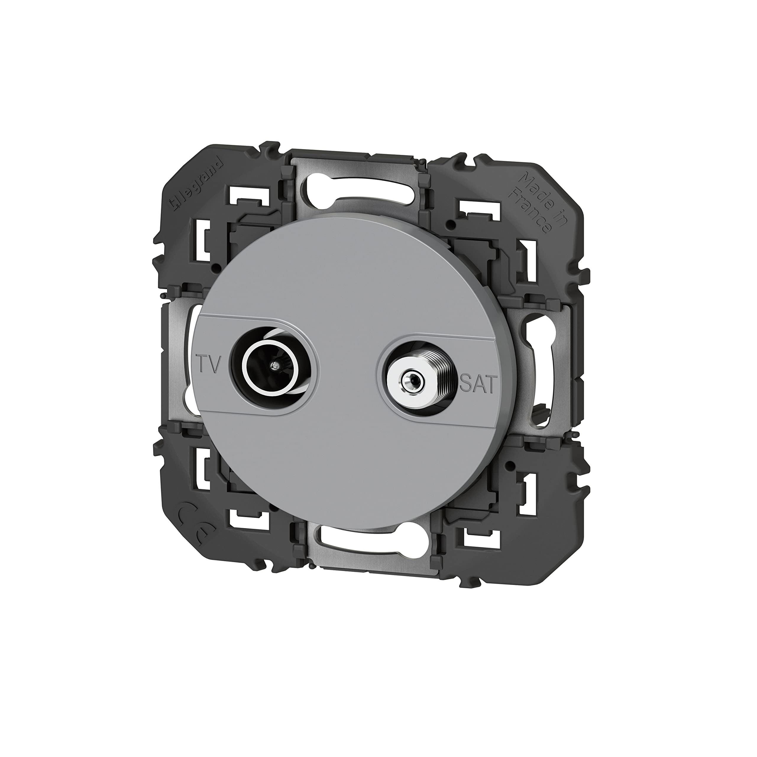 Legrand DOOXIE LEG95254 TV Socket Aluminium Composable - Image 2