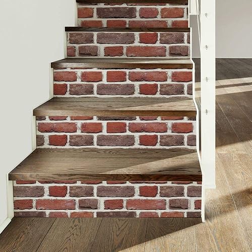 Miniatura 2 de RoomMates RMK4062GM Adhesivos de pared gigantes de ladrillo rojo