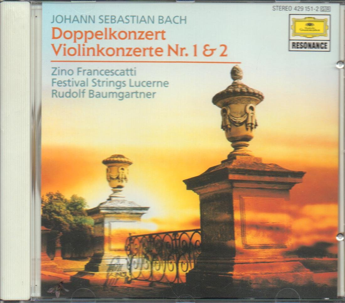 Bach: Violin Concertos; France [Audio CD] Lucerne Festival Strings; ; Francescatti, Zino; Ba