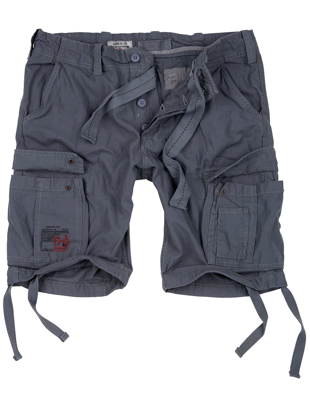 Surplus Raw Vintage Airborne Vintage Herren Cargo Shorts, grau, 5XL