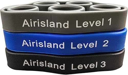 Miniatura 2 de Airislan d - Bandas de resistencia de mano, extensor de mano, fortalecedor de agarre de dedo, juego de agarre de fuerza para artritis, túnel