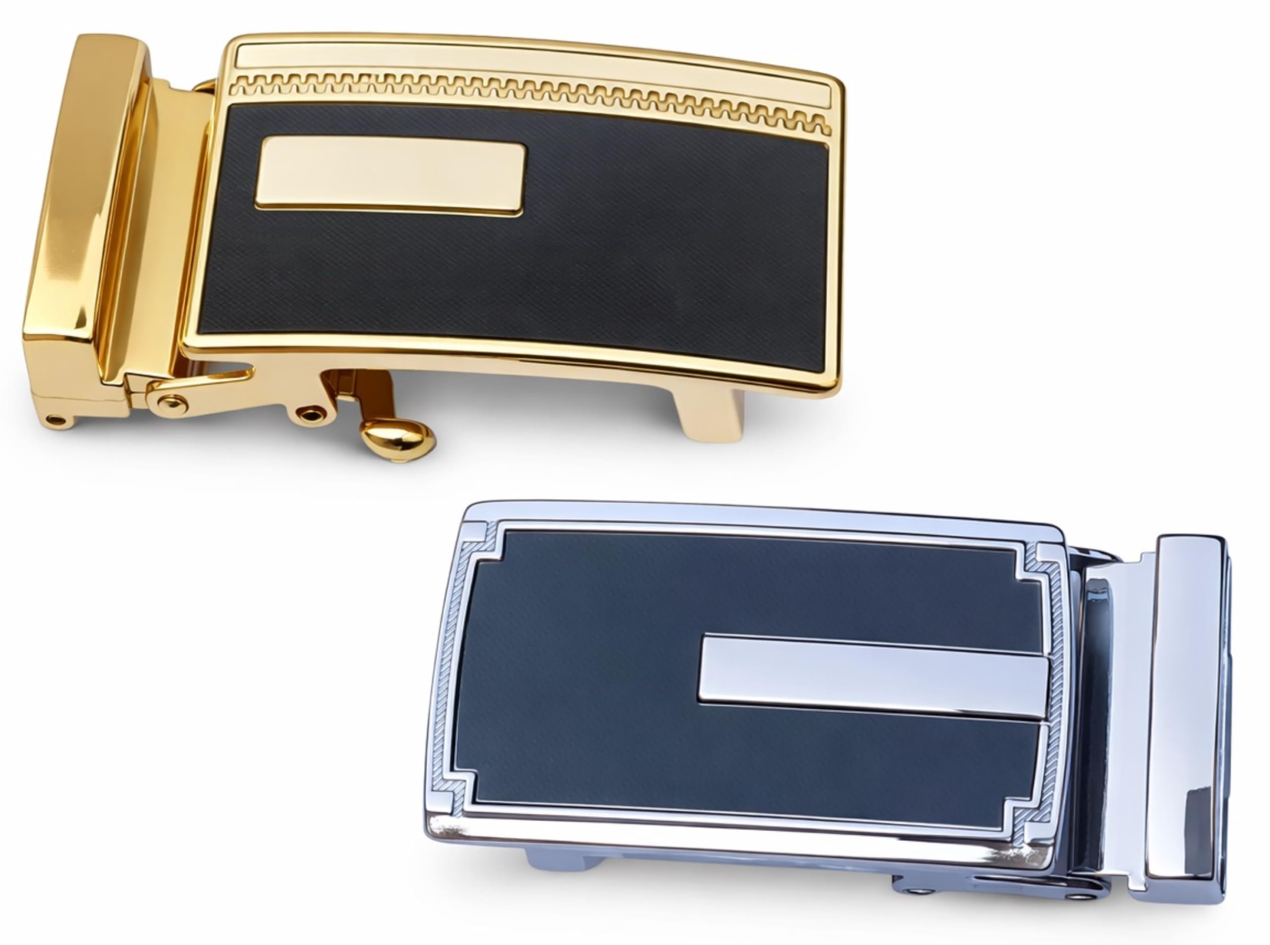 myestore Mens Belt Autolock Buckle only | Belt without Strap | Combo Pack of 2-picture-46