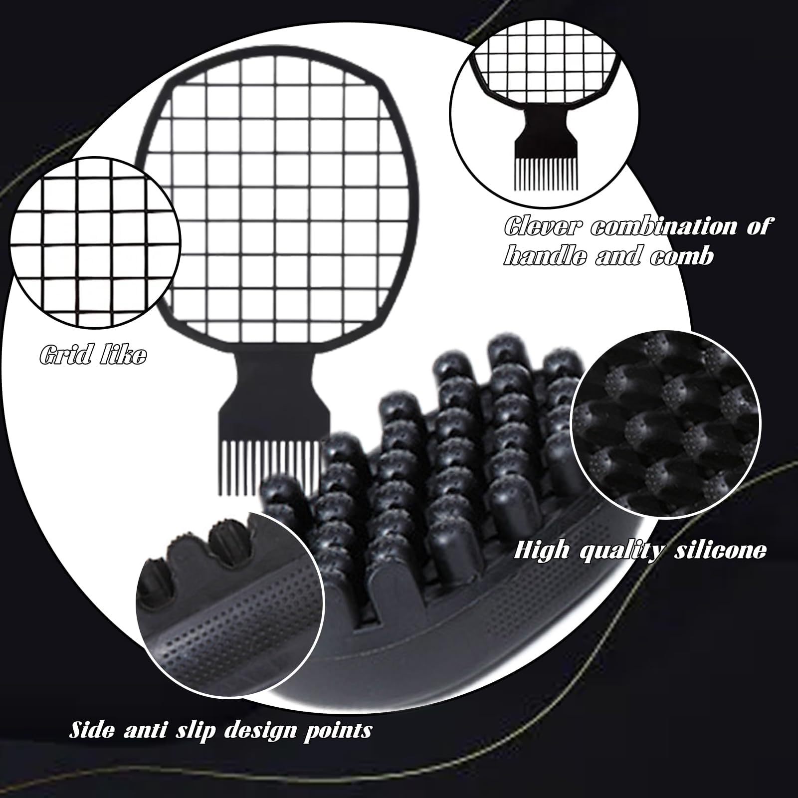 Afro Hair Sponge Brushes - Image 3