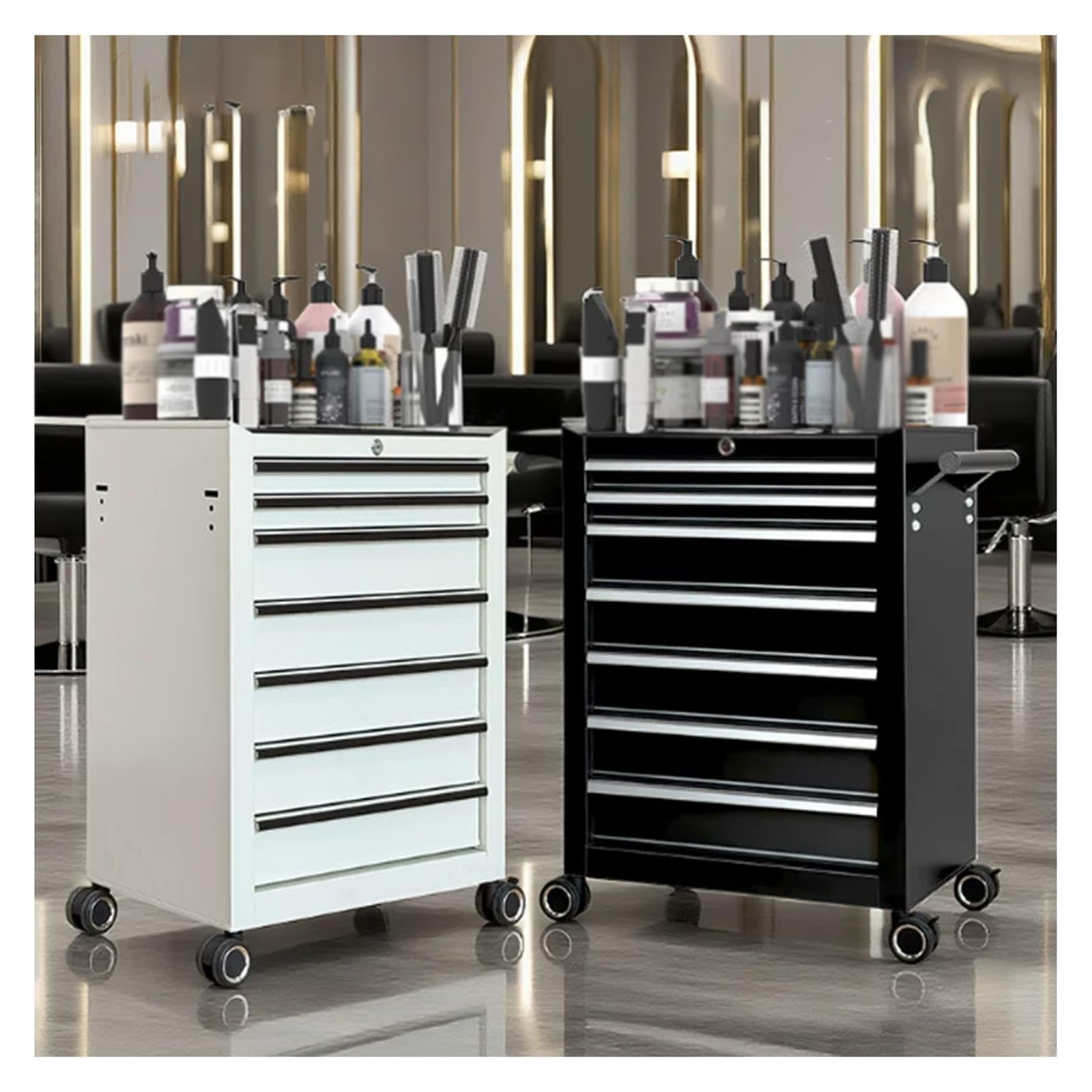 Armoire De Rangement Métallique pour Garage, Desserte De Barbier Sur