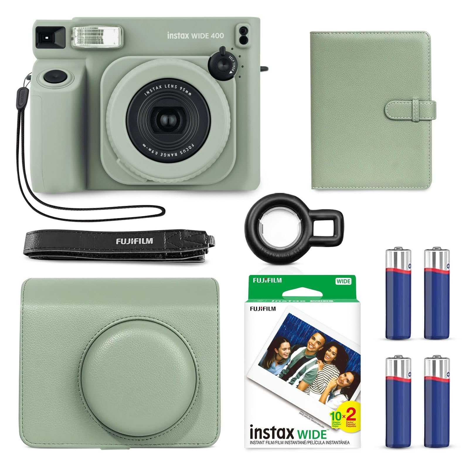 Amazon.com : Fujifilm Instax Wide 400 Instant Camera (Sage Green