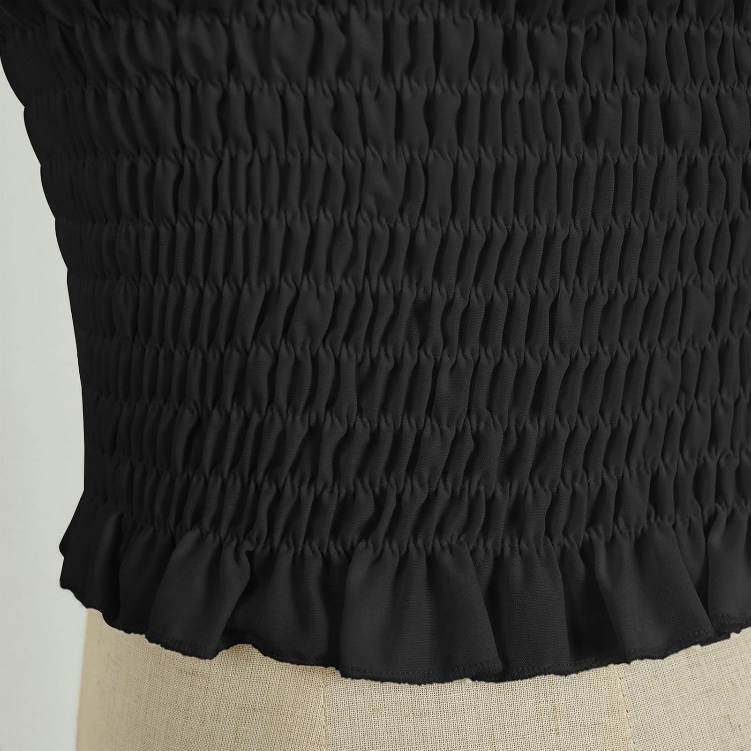 Womens Renaissance Peasant Blouse Off Shoulder Trumpet Sleeve Tops - Image 4