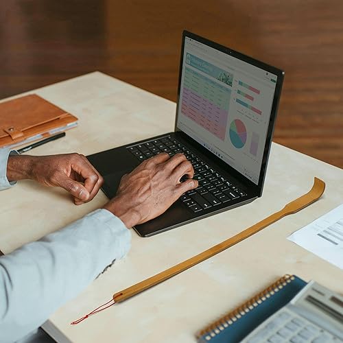 Miniatura 8 de BambooMN Juego de 5 piezas  4 rascadores tradicionales de espalda y masaje corporal para relajación, además de rascador de tamaño de viaje gratis