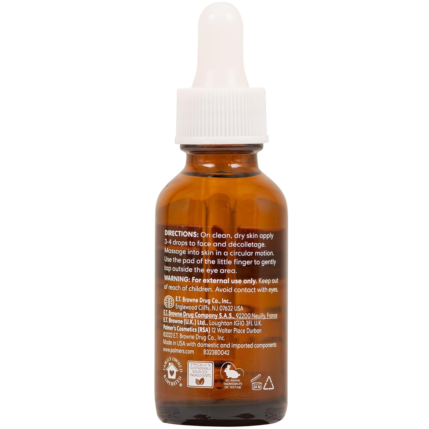 Palmer's Coconut Oil Formula Coconut Monoi Luminous Hydration Facial Oil,1 Ounce,(Pack of 2)