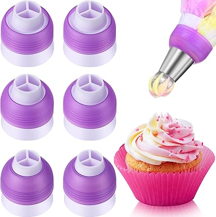 Amazon 6ピース 3穴カップケーキデコレーションキット 3色 渦巻きカプラー ケーキデコレーション用品 カプラー プラスチック パープル パイプチップ カプラー クッキーフラワー ペストリーカプラー ベーキングケーキ アイシングデコレーション用 Chengu 口金 Amazon 6ピース 3穴カップケーキデコレーションキット 3色 渦巻きカプラー ケーキデコレーション用品 カプラー プラスチック パープル パイプチップ カプラー クッキーフラワー ペストリーカプラー ベーキングケーキ アイシングデコレーション用 Chengu 口金