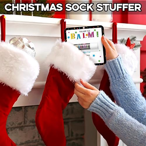 Miniatura 4 de Sacubee 30 bálsamos labiales de agradecimiento a los empleados, sabor a vainilla, regalos a granel, recuerdos de fiesta, cuidado hidratante