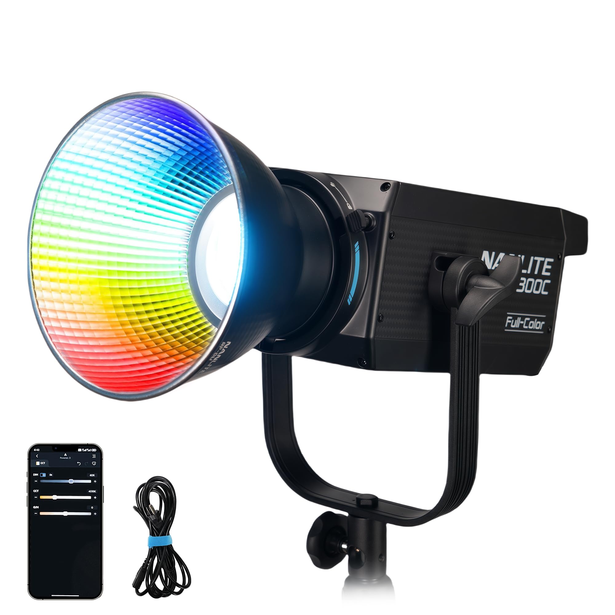 NANLITE FS-300C 300w RGB Studio Spotlight