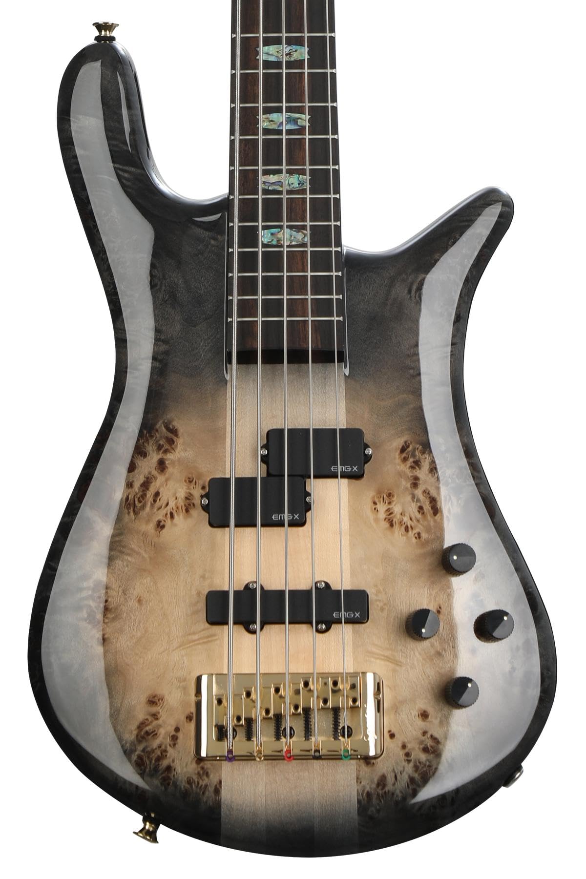Spector Euro 5 CST Electric Bass Guitar - Natural Black Burst