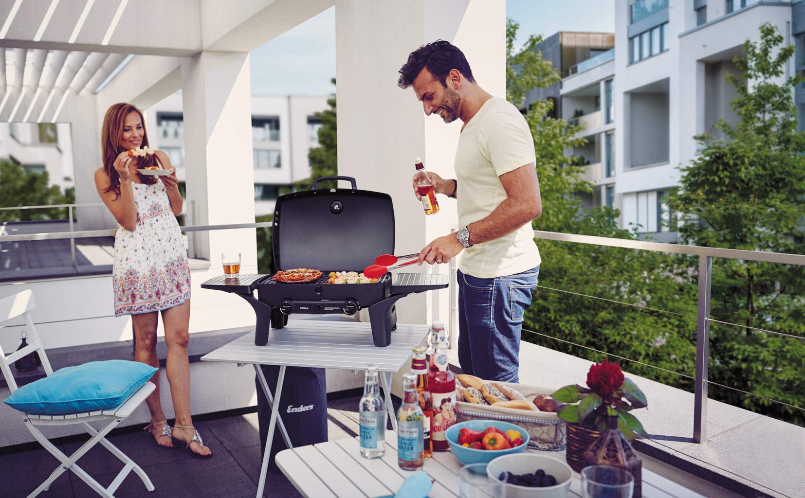 Enders Barbecue a gas mobile urbano