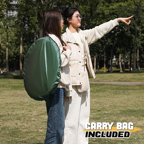 Miniatura 5 de MoNiBloom Tienda de campaña con cúpula para 2 personas con tragaluz, tienda de campaña familiar ultraligera de fácil instalación y mochilero con