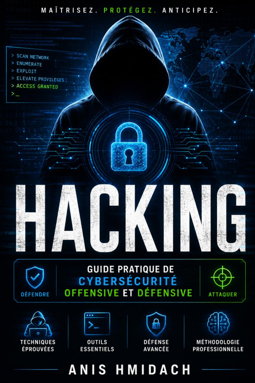 Le Hacker Éthique — Guide illustré de cybersécurité et de test d’intrusion: Reconnaissance, OSINT, DNS, Wireshark, Nmap, ASM défensif et méthodologie ... techniciens et futurs experts cyber