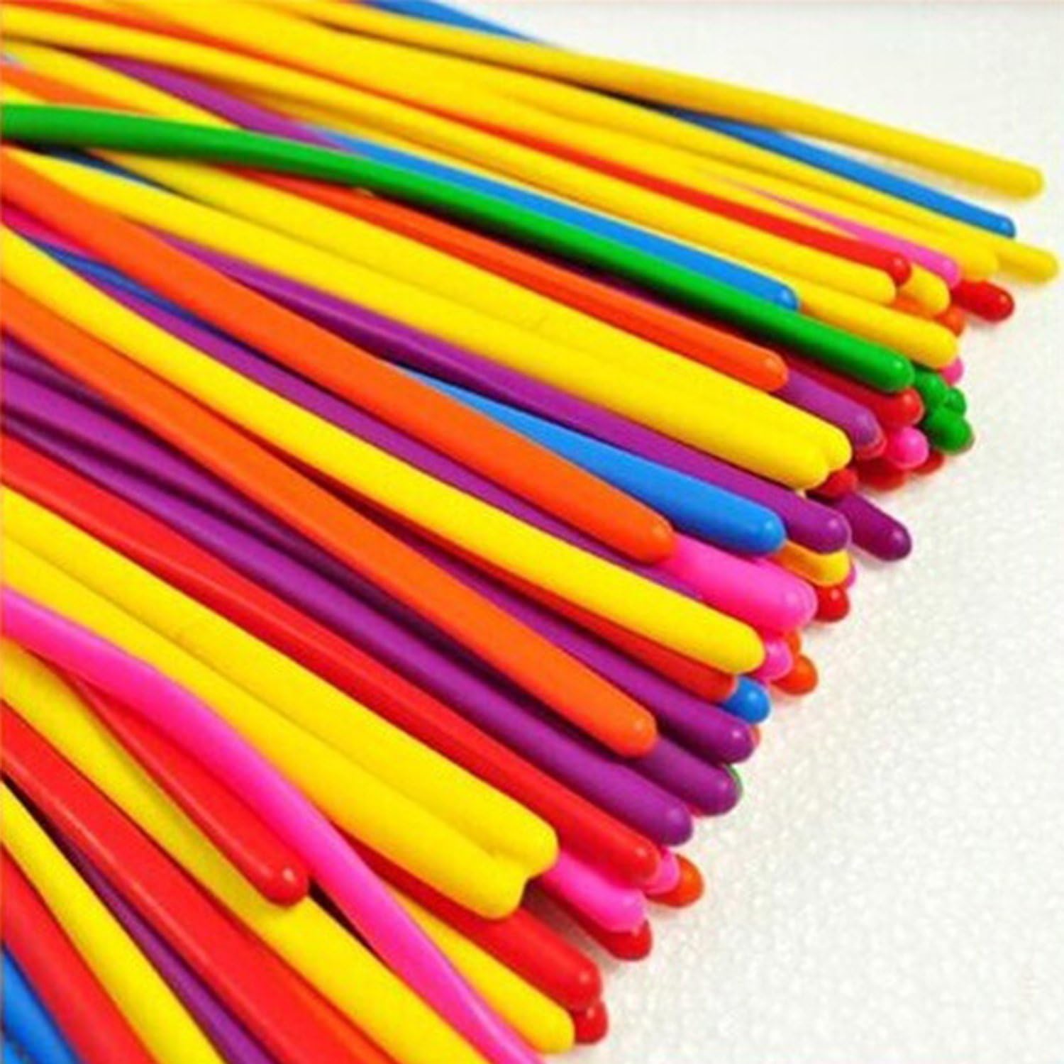logei Magic Modelling Qualatex Balloons for Wedding/Birthday Party Random Colours Pack of 200