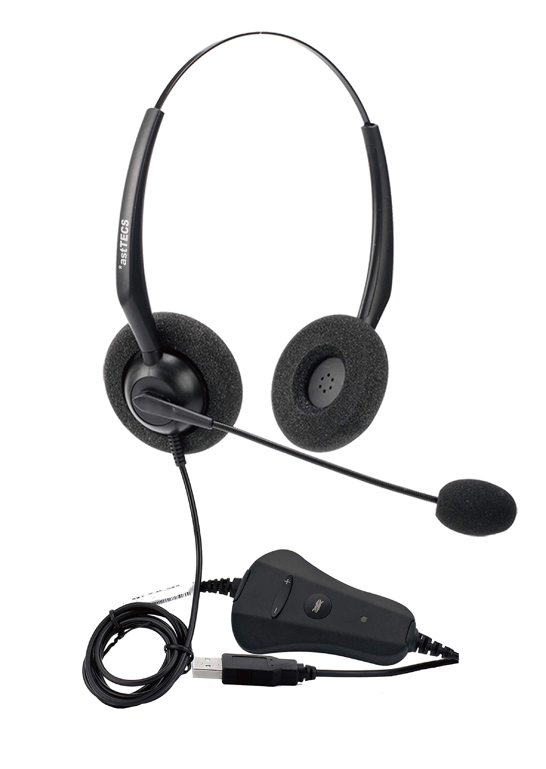 asttecs HS100 USB headsets with Mic for Call Centres/Office/ Online classes-picture-20