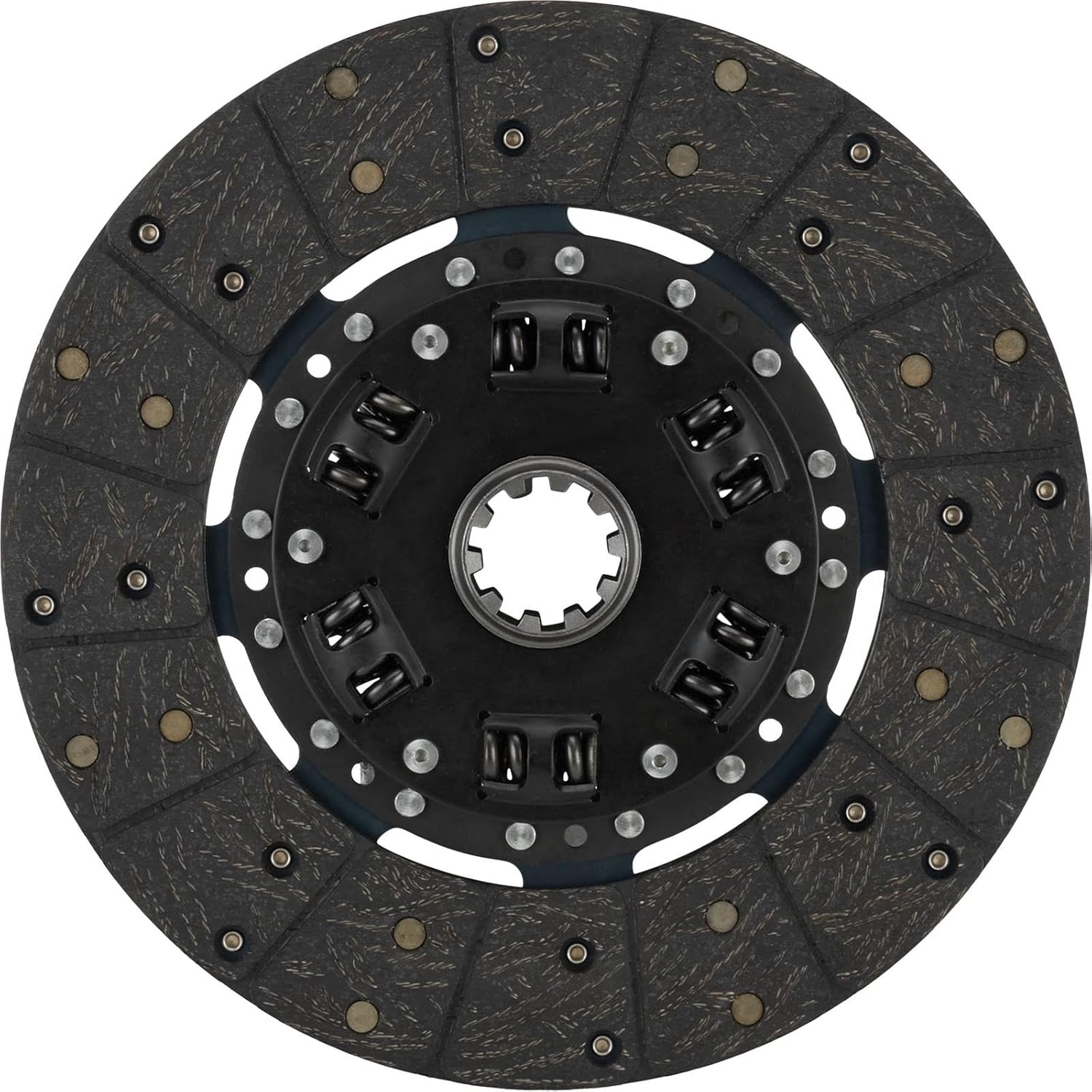 Speedway Motors Flathead Ford 10 Inch Clutch Disc, 1-3/8 Inch 10-Spline Hub, Organic Friction Disc for Early Ford V8 Applications Using 11-5/8 Inch Bolt Circle