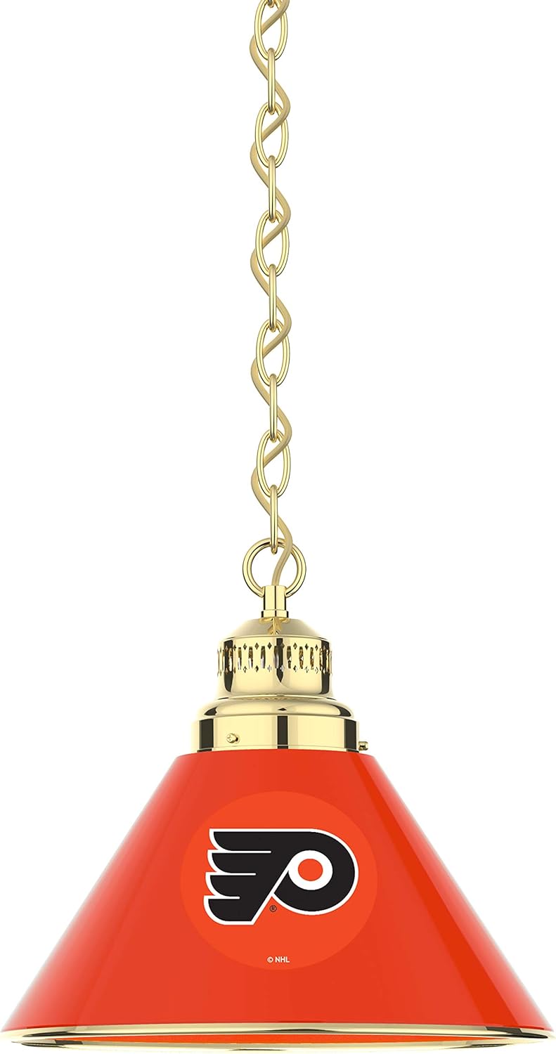 HBS Philadelphia Flyers Pendant Light with Orange Shades by The Holland Bar Stool Co.