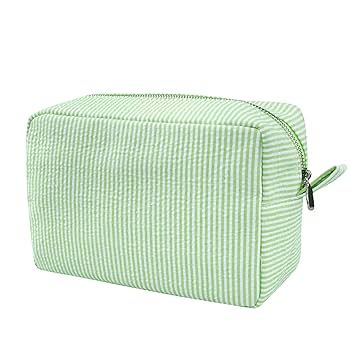 Amazon.com : GFU Cosmetic Bags for Women, Seersucker