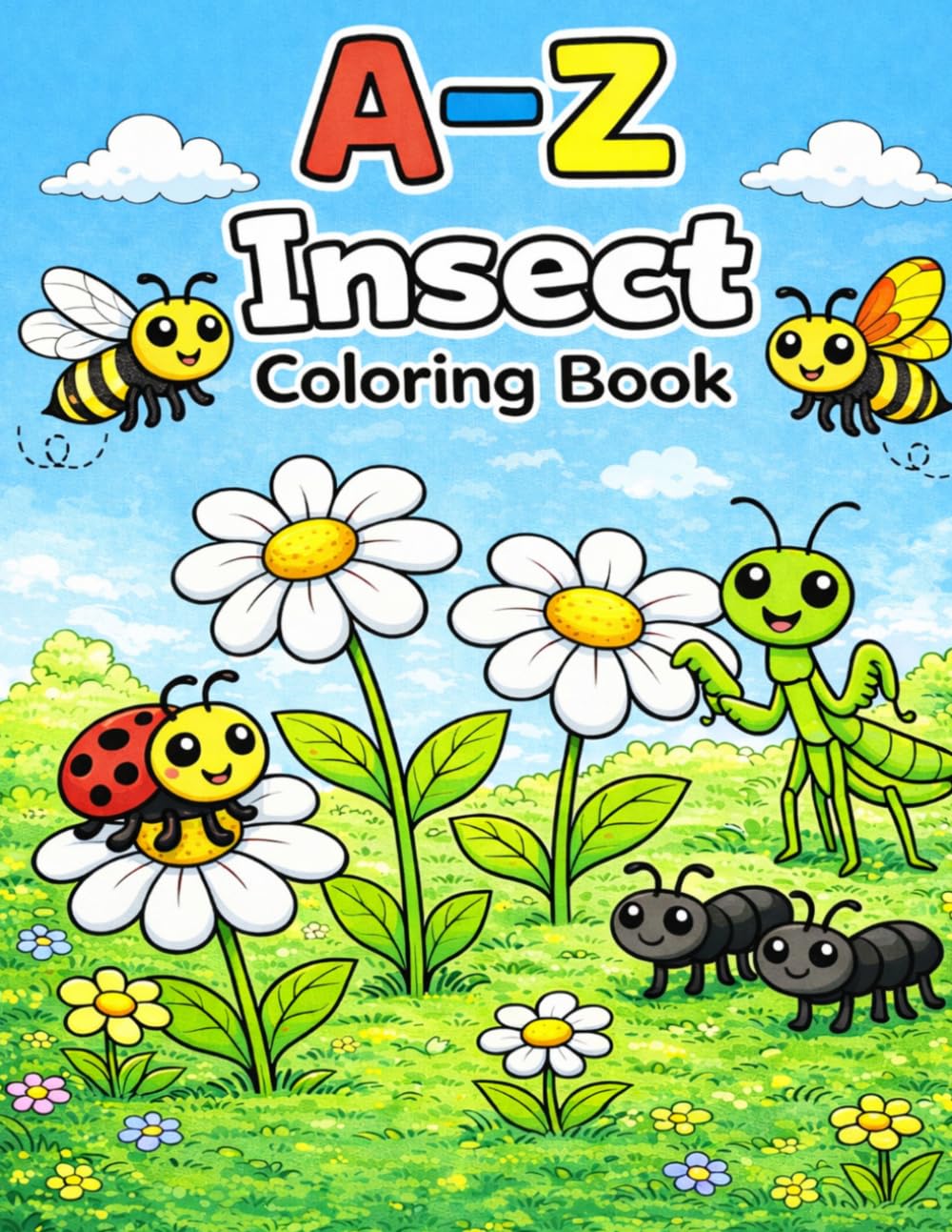 A-Z Insect Coloring Book